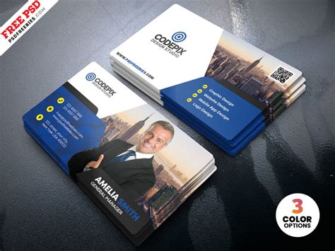 I hope these personal business card tips and examples have made you excited about creating your very own personal cards. Modern business card design psd template - free download ...