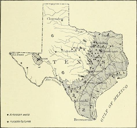 Mountains And Basins Region Of Texas Map No Survey No Human