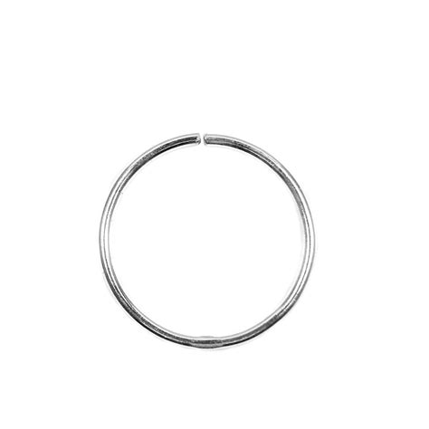 Nose Ring In Sterling Silver 9mm Across Arran View
