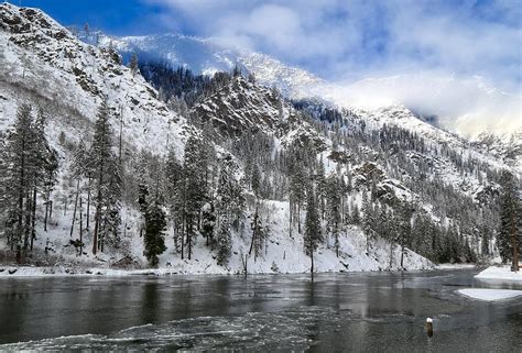 Wenatchee River In The Winter Photograph By Lynn Hopwood Fine Art America
