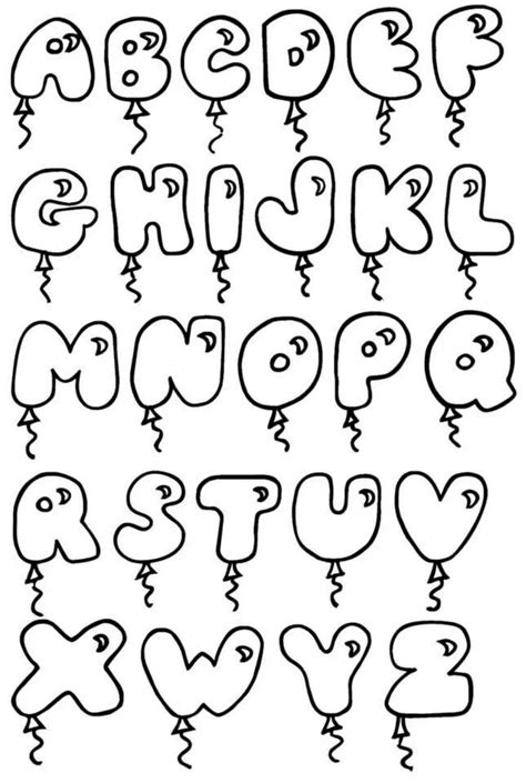En cada letra aparecen diferentes modelos de moldes de letras que puede utilizar para sus trabajos. Moldes de letras para imprimir - El Alfabeto completo