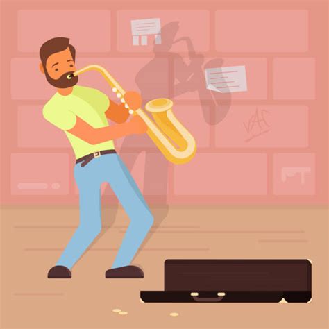 320 Saxophone Player Clip Art Stock Illustrations Royalty Free Vector