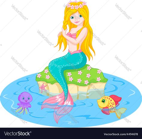 Mermaid Royalty Free Vector Image Vectorstock