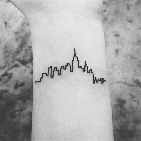 Top Minimalist Designs For Getting Your First Tattoo Skyline Tattoo