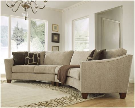 Curved sectional sofa with matching ottoman: Contemporary Curved Sectional Sofa - Best Home Design ...