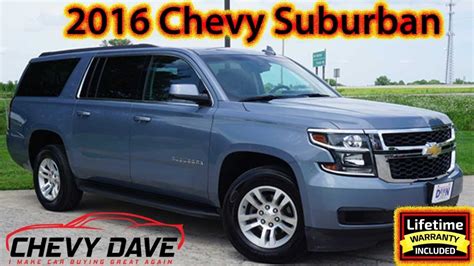 2016 Chevy Suburban Lt Edition Review Youtube