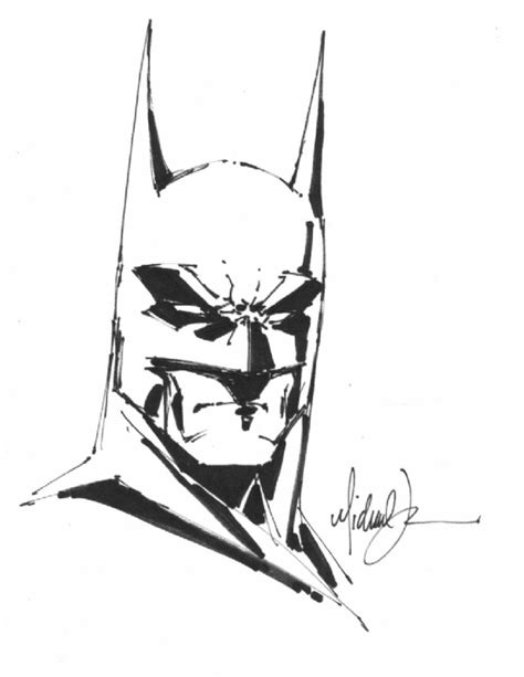 Batman Sketch By Michael Turner In Stefan Großes Michael Turner Art