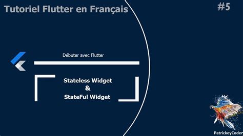 #5-Tutoriel Flutter en Français - Stateless VS StateFul en théorie - YouTube