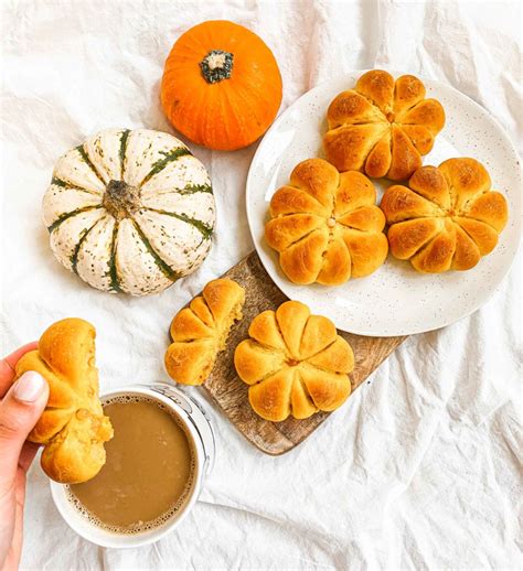 Pumpkin Shaped Bread Rolls Recipe One Happy Avo