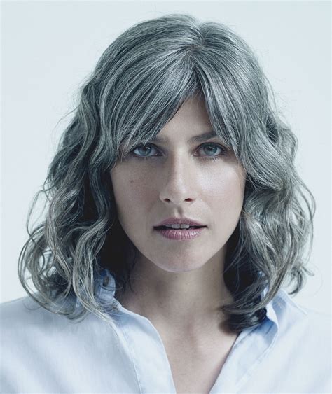 Low levels of vitamin b12 and minerals (lack of consumption of b complex, vitamin d3, folic acid and minerals such as iron and zinc). Heidi Dolnick | Long gray hair, Natural gray hair, Silver ...