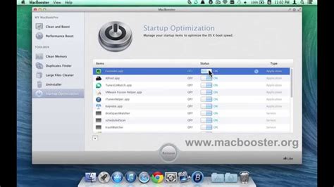 Startup manager speed up slow mac startup. MacBooster: System Optimization App for Mac OS X 10.6 ...