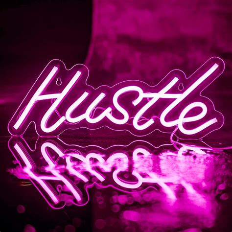 Hustle Neon Sign The Best Neon Signs For Decorating Your Home