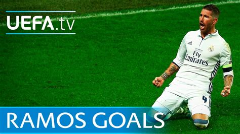 Sergio Ramos 5 Memorable Goals Youtube