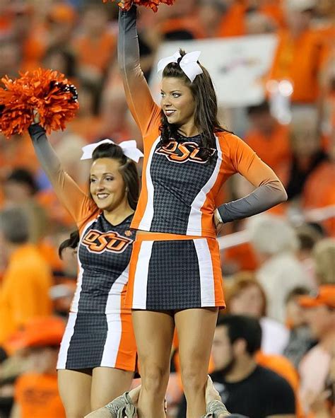 Oklahoma State Cheerleaders Bowl Game Cheerleader Cheer Cheerleading Cheerleading Oklahoma