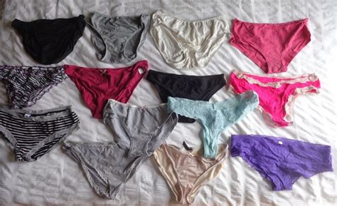 Various Worn Panties For The Lot For Sale From London England