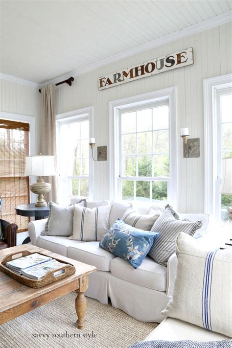 Savvy Southern Style Casual Spring Sunroom