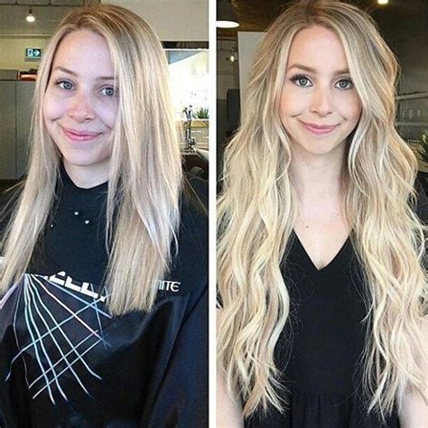 Mind Blowing Hair Transformation Before And After Photos Gallery Blonde Hair Extensions Hair