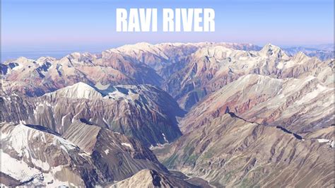 Aerial View Of Ravi River Youtube