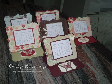 More Calendar Easels For The Craft Fair