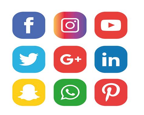 Black Social Media Icons Social Icons Social Media Logos Social