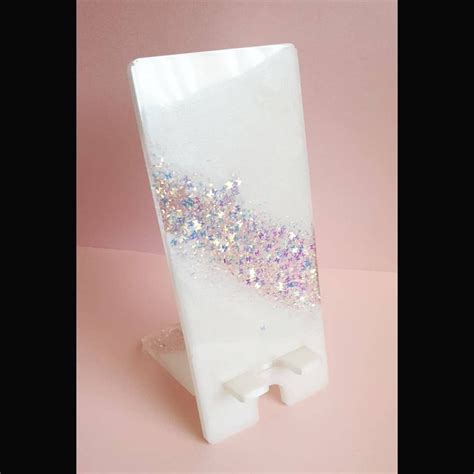 Resin Handmade Mobile Phone Stand Charging Stand With Gap Etsy