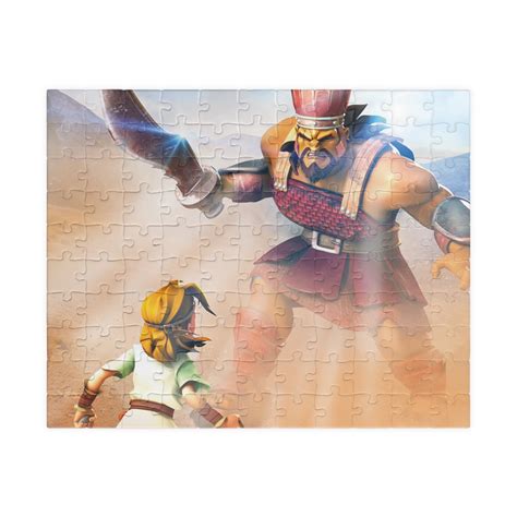 The Superbook David And Goliat Puzzle 110 Piece Etsy