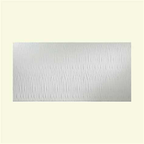 Fasade Waves Vertical 96 In X 48 In Decorative Wall Panel In Gloss