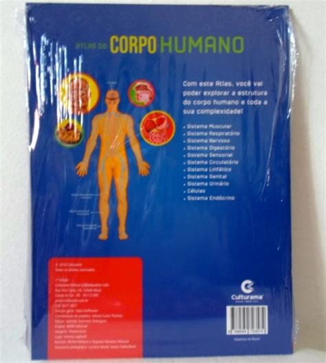 Atlas Do Corpo Humano Atlas Ilustrado Do Corpo Humano Mercadolivre