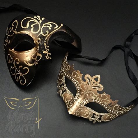 Masquerade Masks Couples Masquerade Masks Gold Masquerade Mask Mens