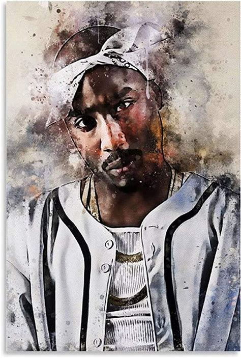 Tankaa Poster Canvas Wall Art Tupac Poster 2pac Poster Rapper Posters