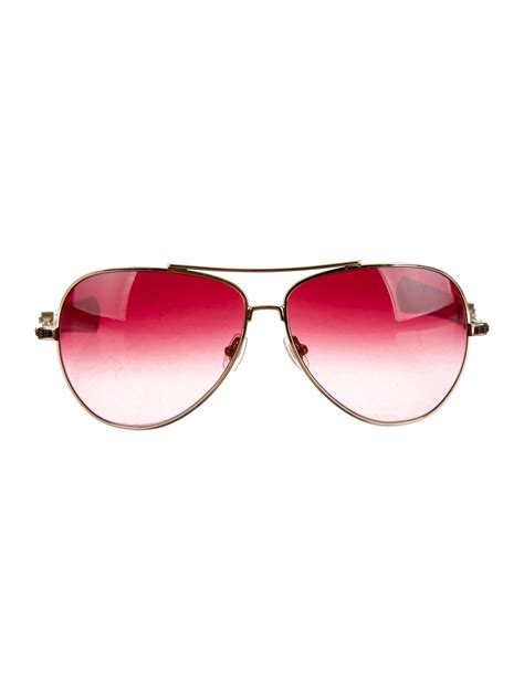 Chrome Hearts Sunglasses Gold Sunglasses Accessories Chh20499 The Realreal