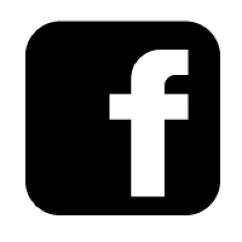 Facebook Logo Black And White Transparent Background Imagesee