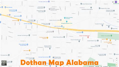 Dothan Alabama Map