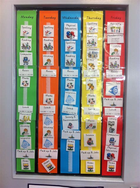 Visual Timetableessential For Every Classroom I Think How To