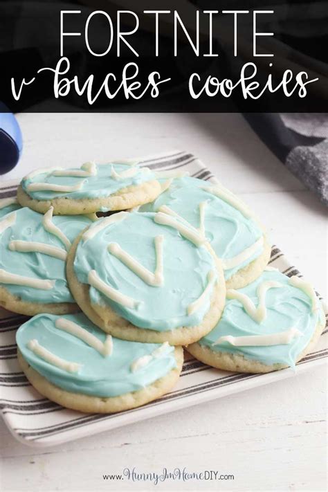 Make Your Own V Bucks Fortnite Cookies With Just 3 Ingredients