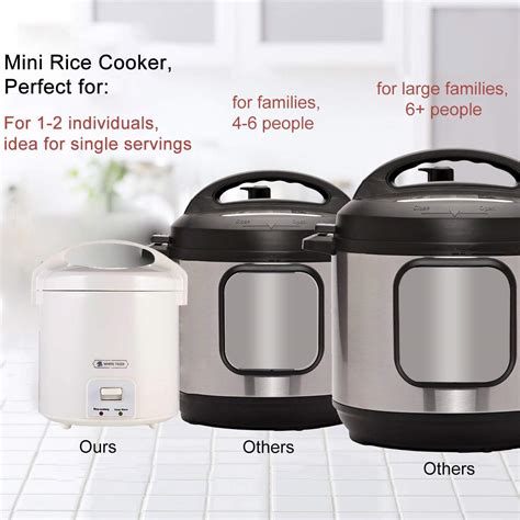 Your rice cooker can handle more than just rice. 1.0L Mini Rice Cooker,WHITE TIGER Portable Travel Steamer ...