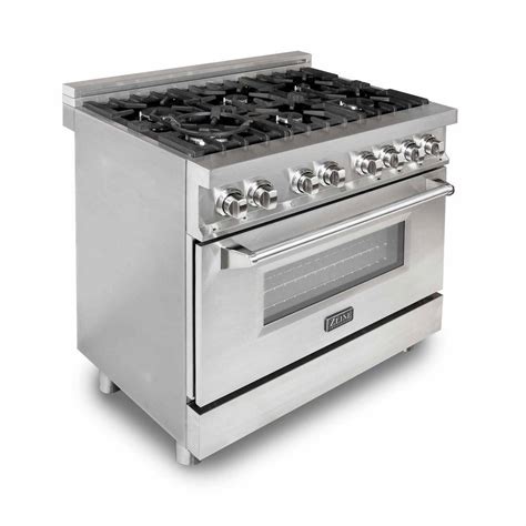 Zline 36 In 46 Cuft Gas Range With 6 Gas Burners And Electric
