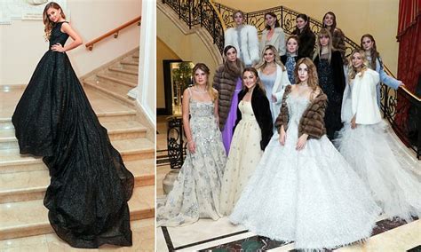 Russian Society Beauties Arrive For Tatlers Debutantes Ball In Moscow