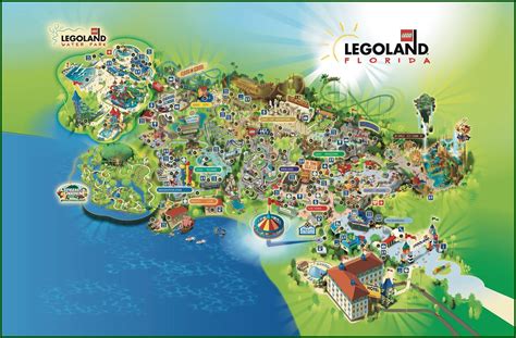 Legoland Florida Resort Park Map Maps Resume Template Collections