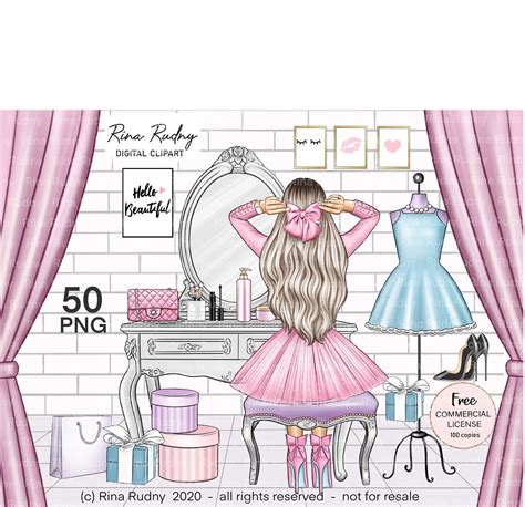Vanity table clipart beauty clipart cosmetics clipart | Etsy in 2020 | Clip art, Fashion clipart ...