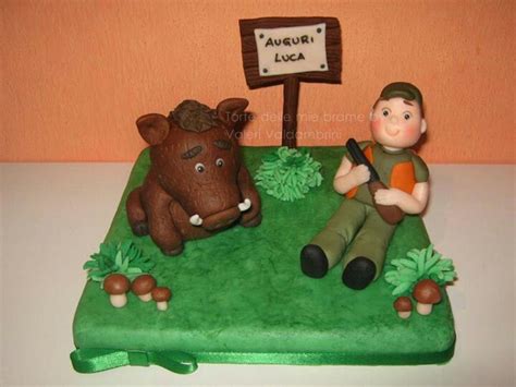 Two ducks are sitting on a handmade dock. Boar and hunter cake topper | Hunting birthday, Cake ...