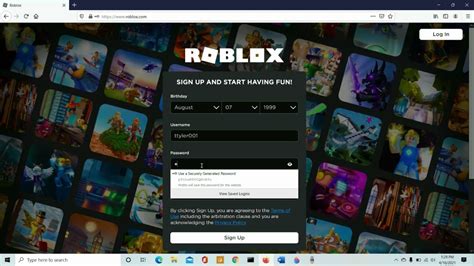 How To Sign Up Roblox 2021 Youtube