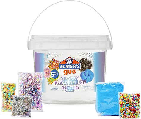 Elmers Gue Premade Includes 5 Sets Of Slime Add Ins 3 Lb Bucket