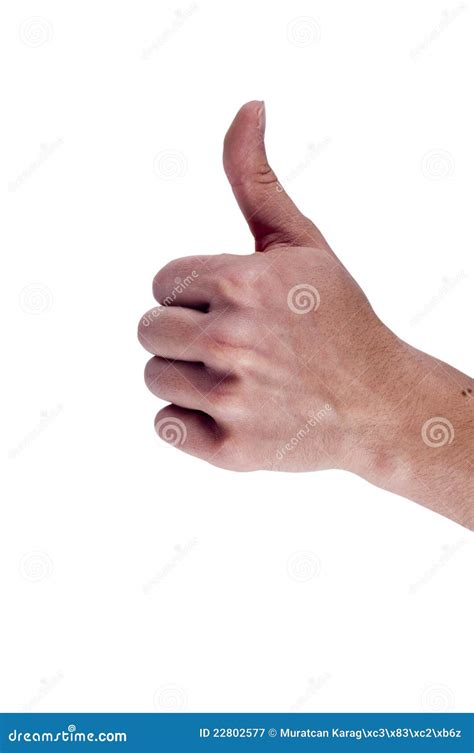 Thumbs Up Male Hands Stock Image Image Of Adult Support