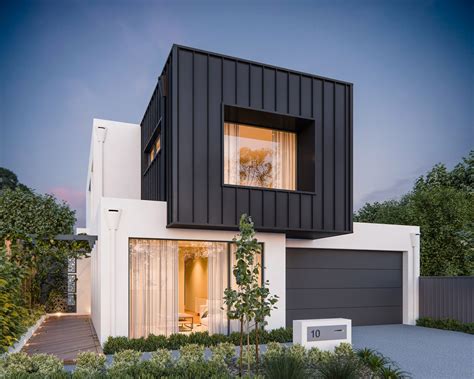 Screenage 3d Rendering House Perth Facade Screenage