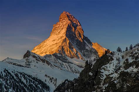Matterhorn At Sunrise Zermatt Switzerland Photograph By Stefano
