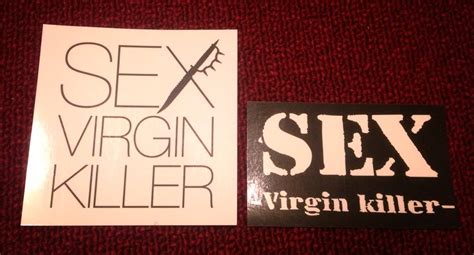 Sex Virgin Killer Logo Sticker X 2 Inoxia Records