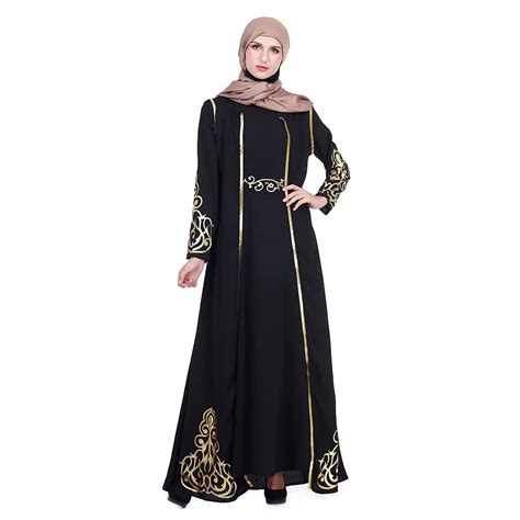Abaya Dubai Muslim Dress Ramadan Islamic Clothing Flowers Abayas For Women Islam Hijab Dress