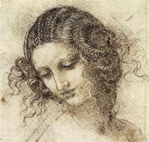 Study For The Head Of Leda C1506 Leonardo Da Vinci