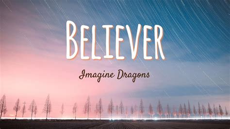 Believer Imagine Dragons Video Lirik Youtube
